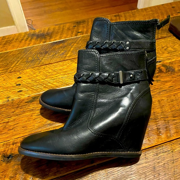 Anthropologie Shoes - Wedgie booties High quality